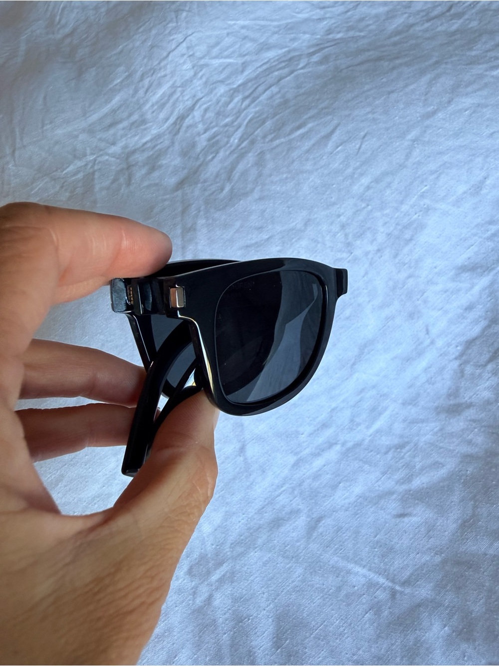 Saint Laurent Black Square Sunglasses - Picture 7 of 10